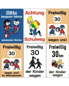 Schulwegsicherungsschilder